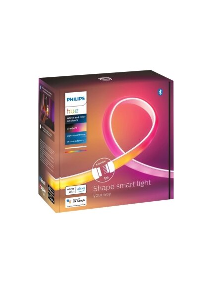 Philips Hue | Lightstrip Extension | Hue Gradient Lightstrip 1m Extension | White and colored light 2 Philips Hue | Lightstrip Extension | Hue Gradient Lightstrip 1m Extension | White and colored light 2