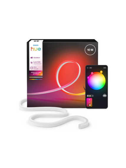 Philips Hue Neon Lightstrip for outdoor use, 10 m | 30 W | Bluetooth, Zigbee 4
