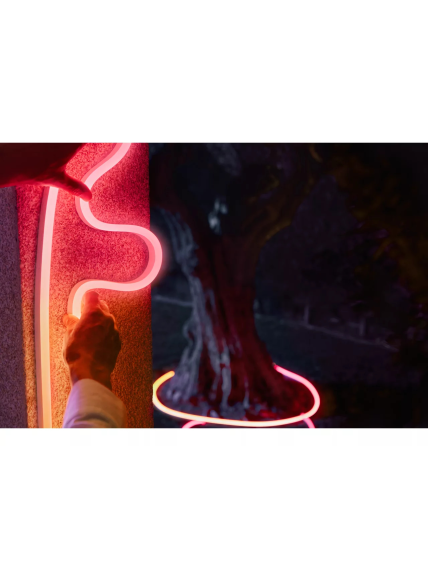 Philips Hue Neon Lightstrip for outdoor use, 10 m | 30 W | Bluetooth, Zigbee 6 Philips Hue Neon Lightstrip for outdoor use, 10 m | 30 W | Bluetooth, Zigbee 6