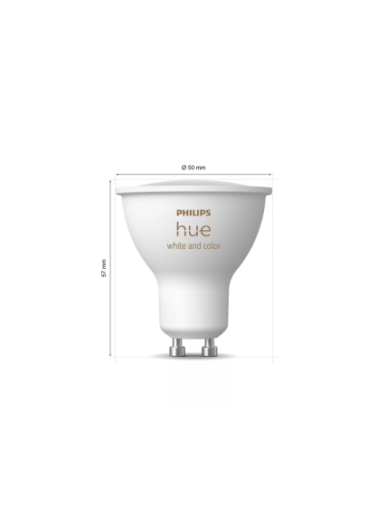 Philips Hue Starter set: 3 GU10 bulbs, dimmer switch, Hue Bridge Pro | GU10 | Zigbee, Wi-Fi, Bluetooth 2 Philips Hue Starter set: 3 GU10 bulbs, dimmer switch, Hue Bridge Pro | GU10 | Zigbee, Wi-Fi, Bluetooth 2