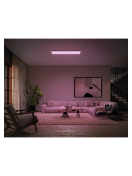 Philips Hue Surimu rectangular panel light, 120 x 30 cm | 2000-6500 Hue White Color Ambiance | Bluetooth, Zigbee 4 Philips Hue Surimu rectangular panel light, 120 x 30 cm | 2000-6500 Hue White Color Ambiance | Bluetooth, Zigbee 4