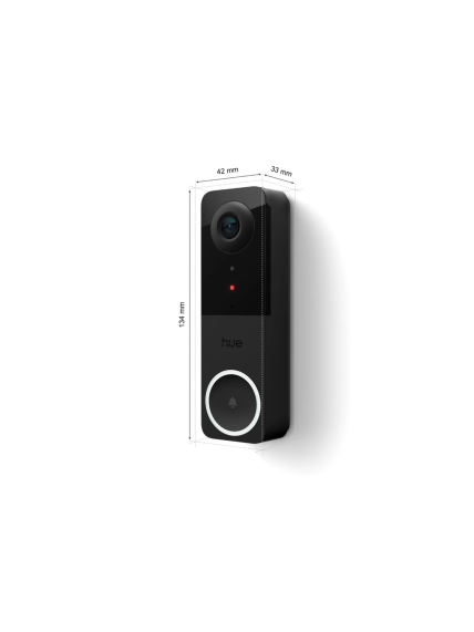 Philips Hue Video Doorbell Camera, EU/UK | Black 2 Philips Hue Video Doorbell Camera, EU/UK | Black 2