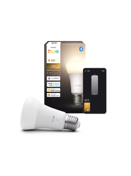 Philips Hue W 1100 A60 1P EU | E27 | 9.5 W | Soft white light | Bluetooth and Zigbee 2 Philips Hue W 1100 A60 1P EU | E27 | 9.5 W | Soft white light | Bluetooth and Zigbee 2