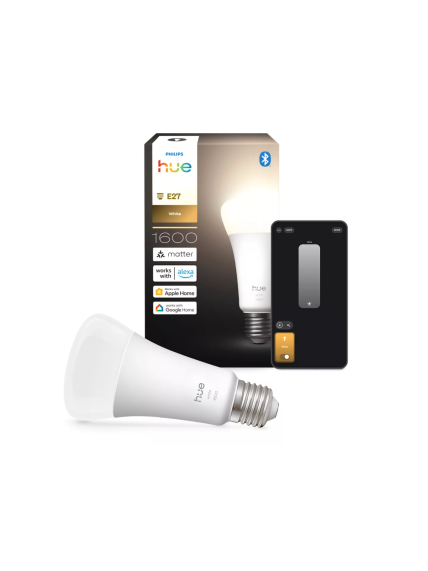 Philips Hue W 1600 A67 1P EU | E27 | 13.5 W | Soft white light | Bluetooth and Zigbee 2 Philips Hue W 1600 A67 1P EU | E27 | 13.5 W | Soft white light | Bluetooth and Zigbee 2
