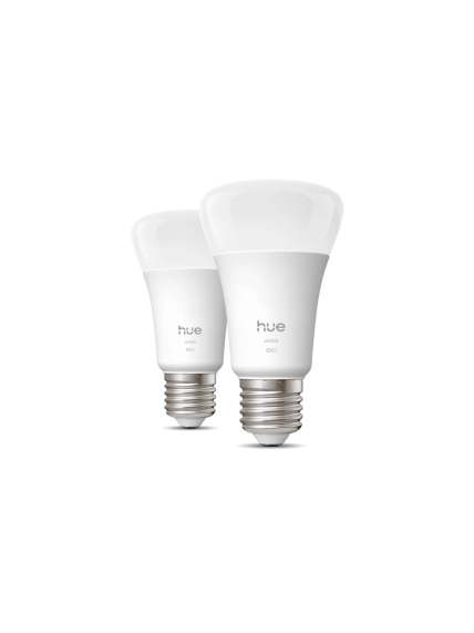 Philips Hue W 810 A60 2P EU | E27 | 7 W | Warm white to cool white light | Bluetooth, Zigbee 2 Philips Hue W 810 A60 2P EU | E27 | 7 W | Warm white to cool white light | Bluetooth, Zigbee 2
