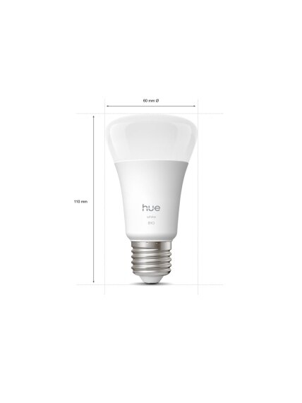 Philips Hue W 810 A60 3P EU | E27 | 7 W | Soft white light 3