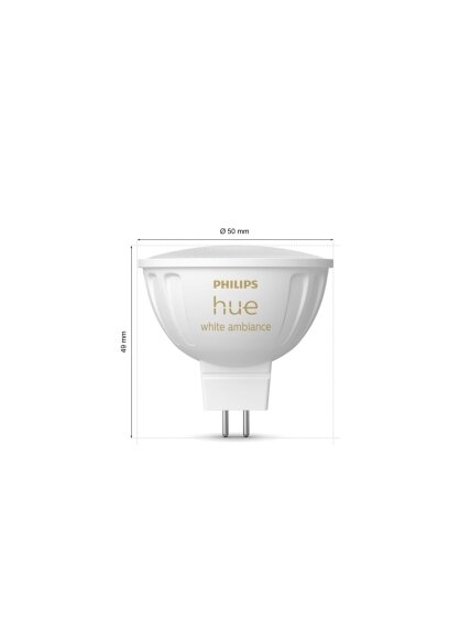 Philips Hue WA 12V MR16 | GU5.3 | 5.1 W | Warm to cool white light 3