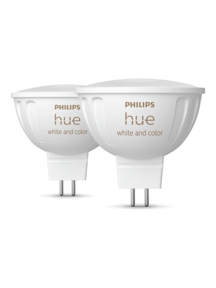 Philips Hue WCA 6.3W 12V MR16, 2pcs | GU5.3 Philips Hue WCA 6.3W 12V MR16, 2pcs | GU5.3