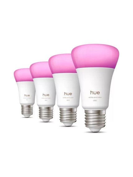 Philips Hue WCA 810 A60 E27 4P EU | E27 | 6 W | White and colour light | Bluetooth and Zigbee Philips Hue WCA 810 A60 E27 4P EU | E27 | 6 W | White and colour light | Bluetooth and Zigbee