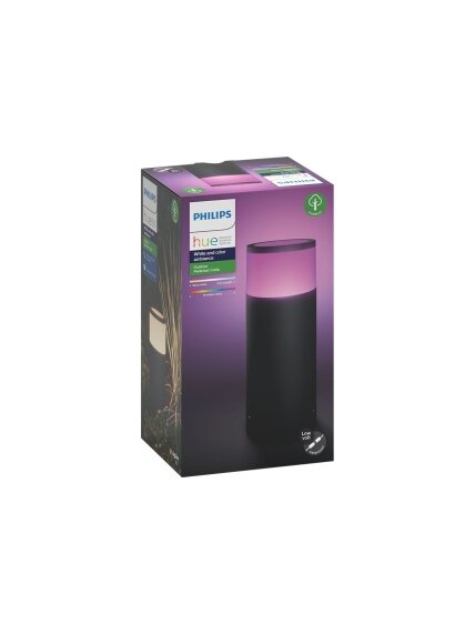 Philips Hue WCA Calla Outdoor Bollard, Black | 8 W | 2000-6500 Hue White Colour Ambiance 4 Philips Hue WCA Calla Outdoor Bollard, Black | 8 W | 2000-6500 Hue White Colour Ambiance 4