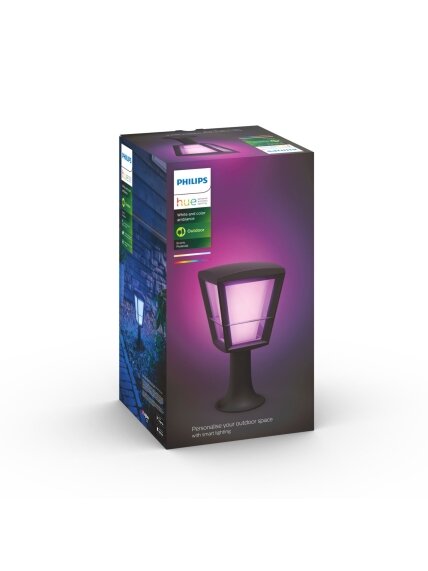 Philips Hue WCA Econic Outdoor Pedestal Lantern | 15 W | 2000-6500 Hue White Colour Ambiance 2 Philips Hue WCA Econic Outdoor Pedestal Lantern | 15 W | 2000-6500 Hue White Colour Ambiance 2