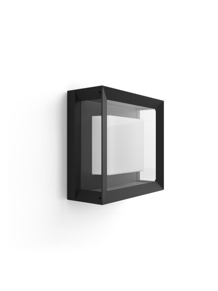 Philips Hue WCA Econic Outdoor Square Wall Lantern | 15 W | 2000-6500 Hue White Colour Ambiance 1 Philips Hue WCA Econic Outdoor Square Wall Lantern | 15 W | 2000-6500 Hue White Colour Ambiance 1