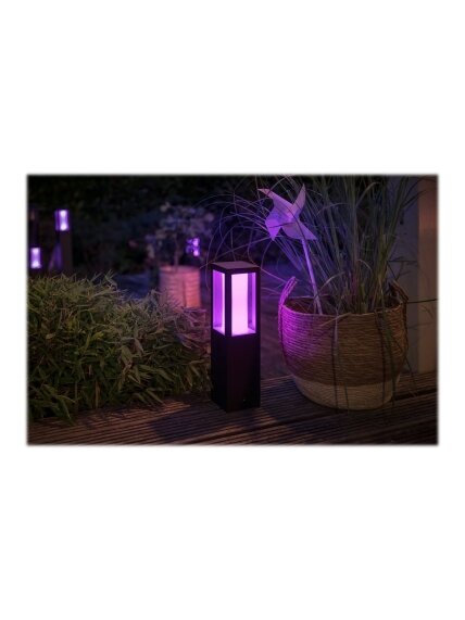 Philips Hue WCA Impress Outdoor Pedestal Lantern | 8 W | 2000-6500 Hue White Colour Ambiance 3