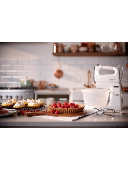 Philips | Mixer | HR3745/00 Series 5000 | Hand Mixer | 450 W | Number of speeds 5 | Turbo mode | White 6 Philips | Mixer | HR3745/00 Series 5000 | Hand Mixer | 450 W | Number of speeds 5 | Turbo mode | White 6