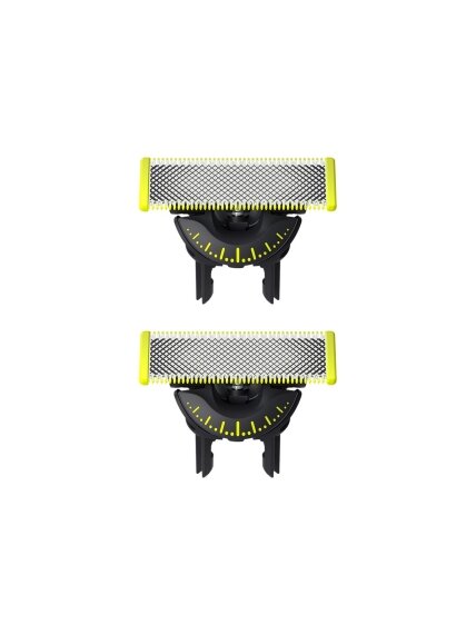Philips | OneBlade Replacement blade, 2 pcs | QP420/50 | Black/Green Philips | OneBlade Replacement blade, 2 pcs | QP420/50 | Black/Green
