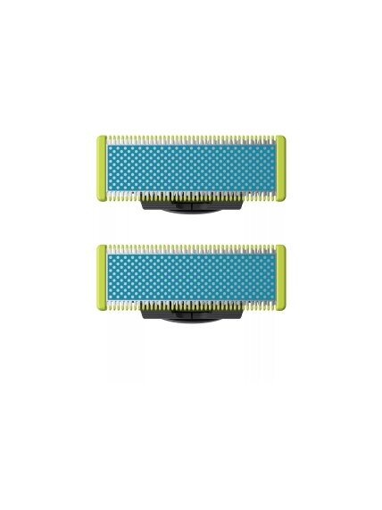 Philips | Replaceable blade (2 pcs) | QP225/50 OneBlade | Black/Green