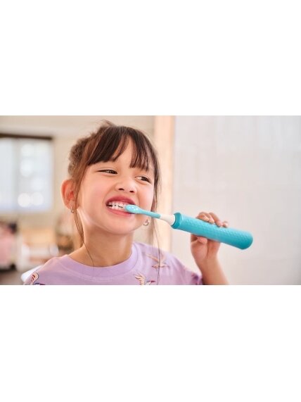 Philips | Replacement brush heads | HX6044/90 Sonicare For Kids7+ | Heads | For kids | Number of brush heads included 4 | White/Blue 5
