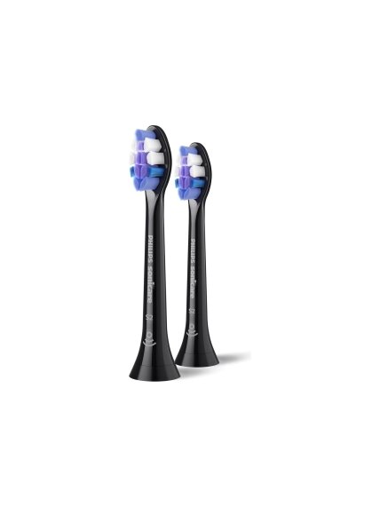 Philips Replacement brush heads | HX6052/88 Sonicare Sensitive | Heads | For adults | Number of brush heads included 2 | Black Philips Replacement brush heads | HX6052/88 Sonicare Sensitive | Heads | For adults | Number of brush heads included 2 | Black