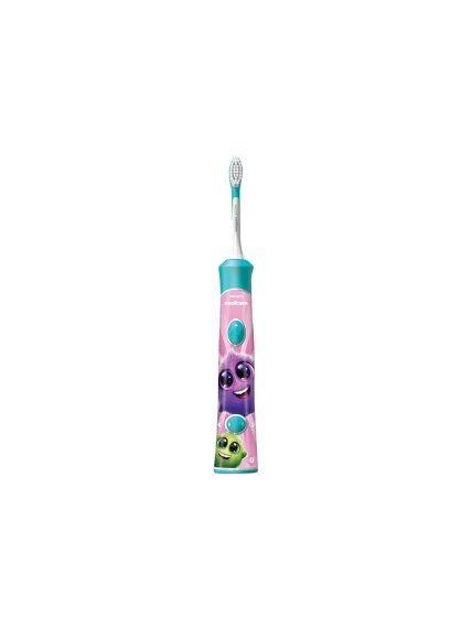Philips | Sonic Electric toothbrush | HX6322/04 | Rechargeable | For kids | Number of brush heads included 2 | Number of teeth brushing modes 2 | Sonic technology | Aqua 3 Philips | Sonic Electric toothbrush | HX6322/04 | Rechargeable | For kids | Number of brush heads included 2 | Number of teeth brushing modes 2 | Sonic technology | Aqua 3