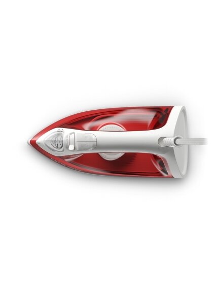 Philips Steam Iron | DST2010/40 2000 Series | Steam Iron | 2000 W | Water tank capacity 250 ml | Continuous steam 25 g/min | Steam boost performance 100 g/min | Red 2