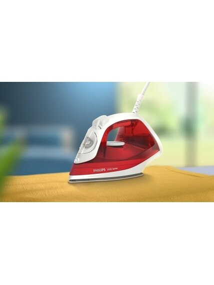 Philips Steam Iron | DST2010/40 2000 Series | Steam Iron | 2000 W | Water tank capacity 250 ml | Continuous steam 25 g/min | Steam boost performance 100 g/min | Red 6 Philips Steam Iron | DST2010/40 2000 Series | Steam Iron | 2000 W | Water tank capacity 250 ml | Continuous steam 25 g/min | Steam boost performance 100 g/min | Red 6