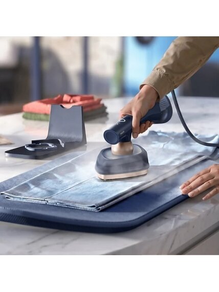 Philips Steam Iron with Soft Board | OneTurn GC215/20 | Steam Iron | 1800 W | Water tank capacity 200+300 ml | Continuous steam 45 g/min | Steam boost performance 90 g/min | Blue 5 Philips Steam Iron with Soft Board | OneTurn GC215/20 | Steam Iron | 1800 W | Water tank capacity 200+300 ml | Continuous steam 45 g/min | Steam boost performance 90 g/min | Blue 5