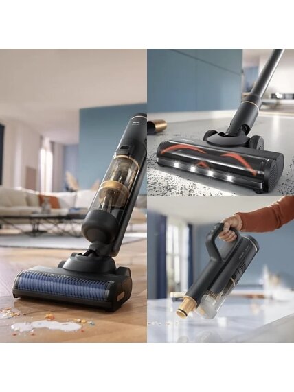 Philips Vacuum cleaner | XW7264/11 AquaTrio 7000 series | Cordless operating | Handstick | Washing function | 160 W | 21.6 V | Black 4 Philips Vacuum cleaner | XW7264/11 AquaTrio 7000 series | Cordless operating | Handstick | Washing function | 160 W | 21.6 V | Black 4