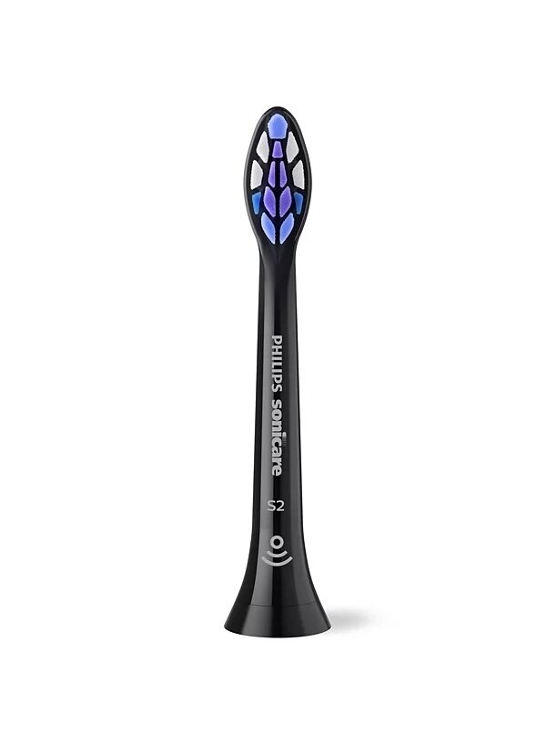Philips Replacement brush heads | HX6052/88 Sonicare Sensitive | Heads | For adults | Number of brush heads included 2 | Black 2 Philips Replacement brush heads | HX6052/88 Sonicare Sensitive | Heads | For adults | Number of brush heads included 2 | Black 2