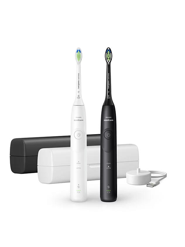 Philips HX7119/02 Sonicare Series 5500 | Electric Toothbrush, Duo pack | Rechargeable | For adults | Number of brush heads included 2 | Number of teeth brushing modes 2 | White/Black Philips HX7119/02 Sonicare Series 5500 | Electric Toothbrush, Duo pack | Rechargeable | For adults | Number of brush heads included 2 | Number of teeth brushing modes 2 | White/Black