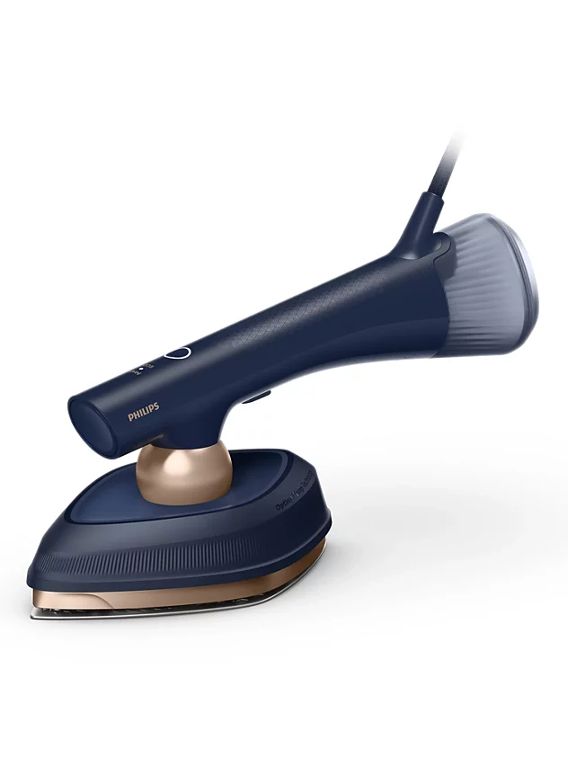 Philips Steam Iron with Soft Board | OneTurn GC215/20 | Steam Iron | 1800 W | Water tank capacity 200+300 ml | Continuous steam 45 g/min | Steam boost performance 90 g/min | Blue