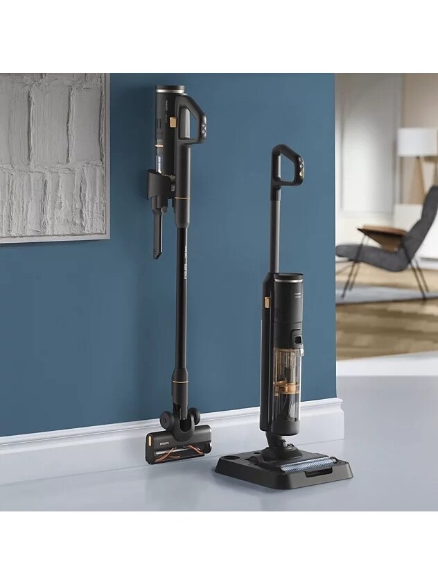 Philips Vacuum cleaner | XW7264/11 AquaTrio 7000 series | Cordless operating | Handstick | Washing function | 160 W | 21.6 V | Black 3
