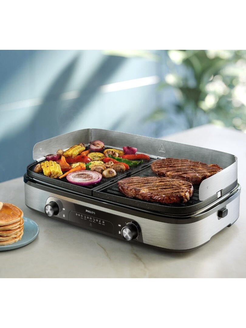 Philips HD6222/90 Table Grill, Black/Stainless Steel | Philips 2 Philips HD6222/90 Table Grill, Black/Stainless Steel | Philips 2