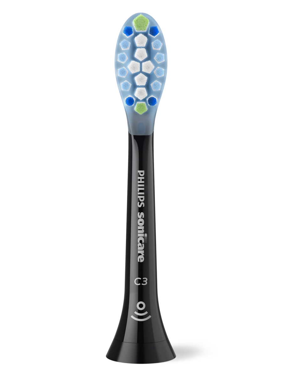 Philips | Replacement brush heads | HX9044/88 Sonicare Premium Plaque Defence | Heads | For adults | Number of brush heads included 4 | Black 1