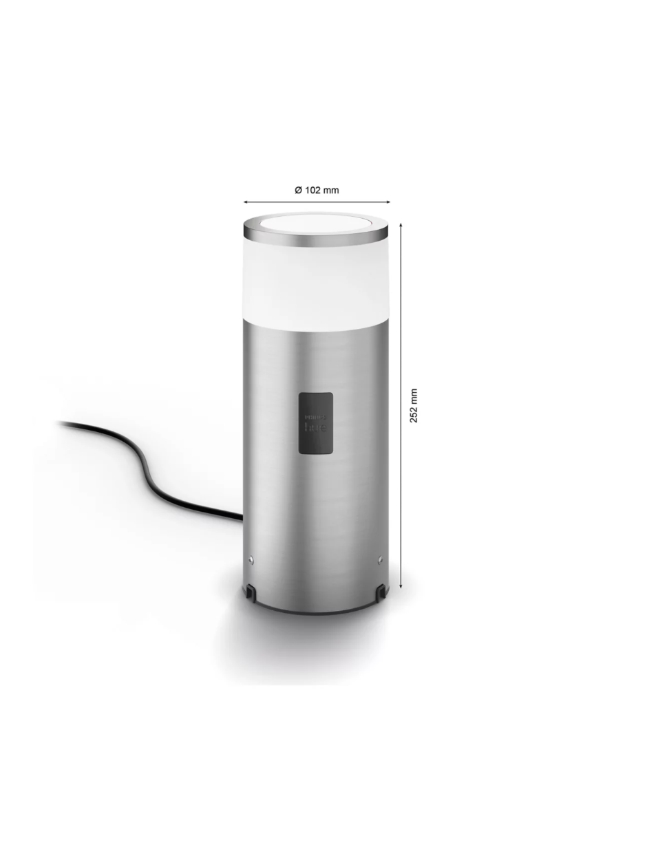 Philips Hue Hue WCA Calla Outdoor Bollard 3 Philips Hue Hue WCA Calla Outdoor Bollard 3