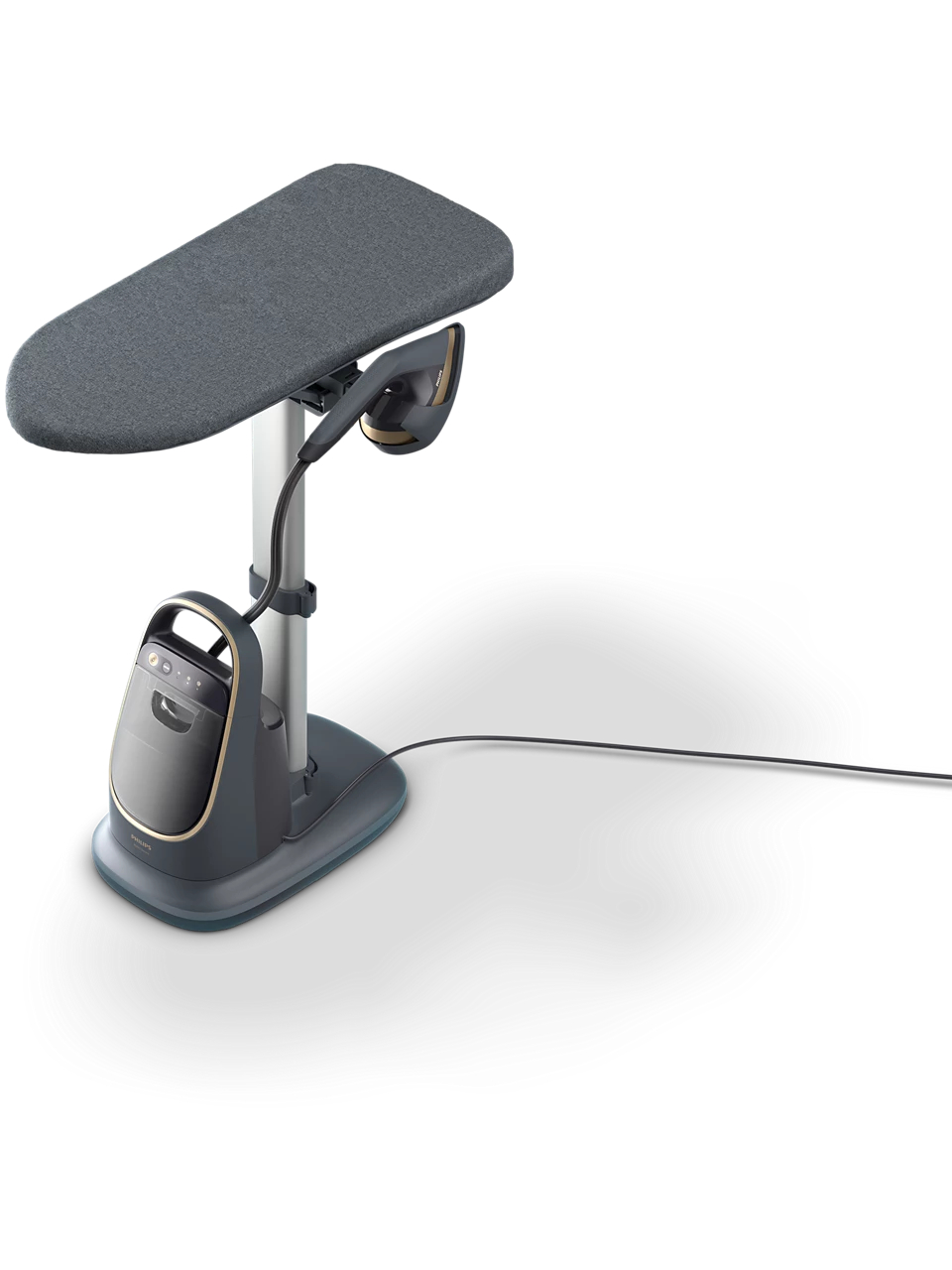 Philips 8500 Series All-in-One Ironing Solution | AIS8540/80 | Stand Steamer | 2200 W | 1.2 L | 90 g/min | Dark slate/Gold 3 Philips 8500 Series All-in-One Ironing Solution | AIS8540/80 | Stand Steamer | 2200 W | 1.2 L | 90 g/min | Dark slate/Gold 3