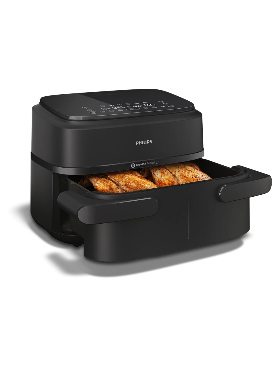 Philips Airfryer Dual Basket | NA150/00 1000 Series | Power 2450 W | Capacity 7 L | RapidAir Plus | Black 3 Philips Airfryer Dual Basket | NA150/00 1000 Series | Power 2450 W | Capacity 7 L | RapidAir Plus | Black 3