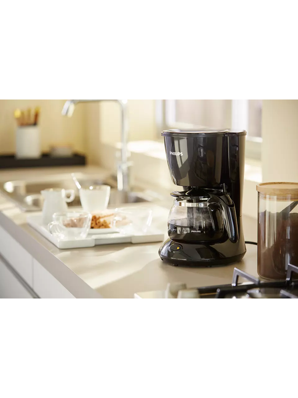 Philips | Daily Collection Coffee maker | HD7432/20 | Drip | 750 W | Black 2