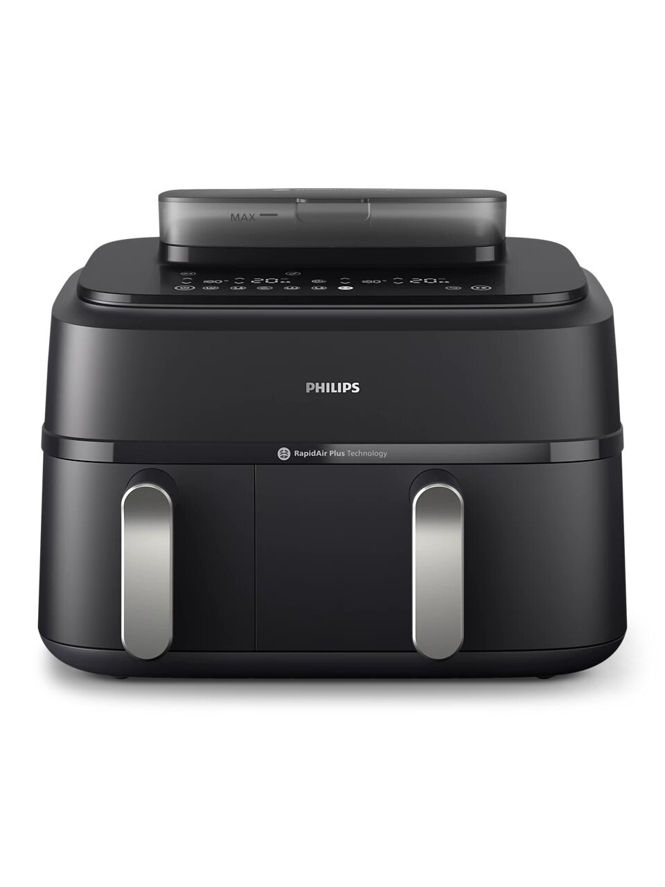 Philips | Dual Basket Airfryer | NA551/00 5000 Series | Power 2750 W | Capacity 9 L | RapidAir Plus and Air Steam | Black 1