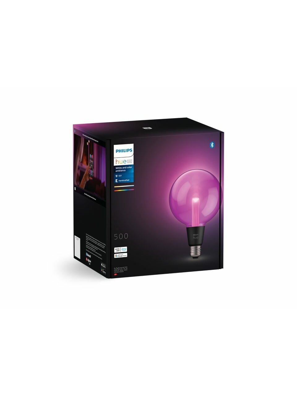 Philips Hue WCA Lightguide G125 | E27 | 6.8 W | White and colour light 3 Philips Hue WCA Lightguide G125 | E27 | 6.8 W | White and colour light 3
