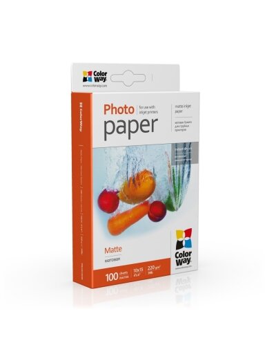 PM2201004R | Matte Photo Paper | White | 220 g/m² | 10 x 15 cm