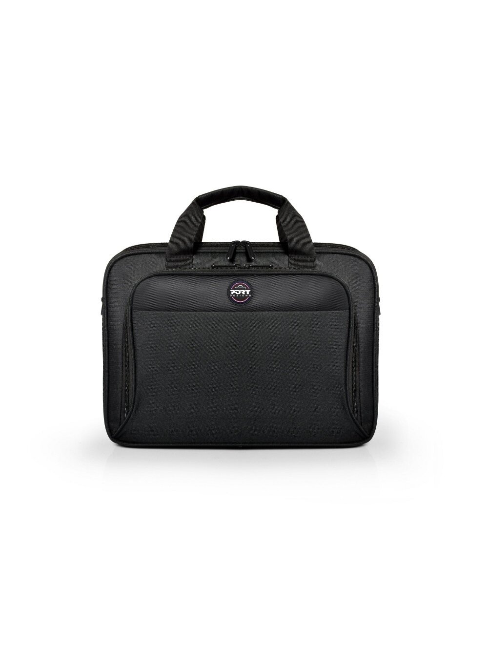 PORT DESIGNS | 105064 | HANOI II CLAMSHELL | Fits up to size 15.6 " | Messenger - Briefcase | Black | Shoulder strap PORT DESIGNS | 105064 | HANOI II CLAMSHELL | Fits up to size 15.6 " | Messenger - Briefcase | Black | Shoulder strap