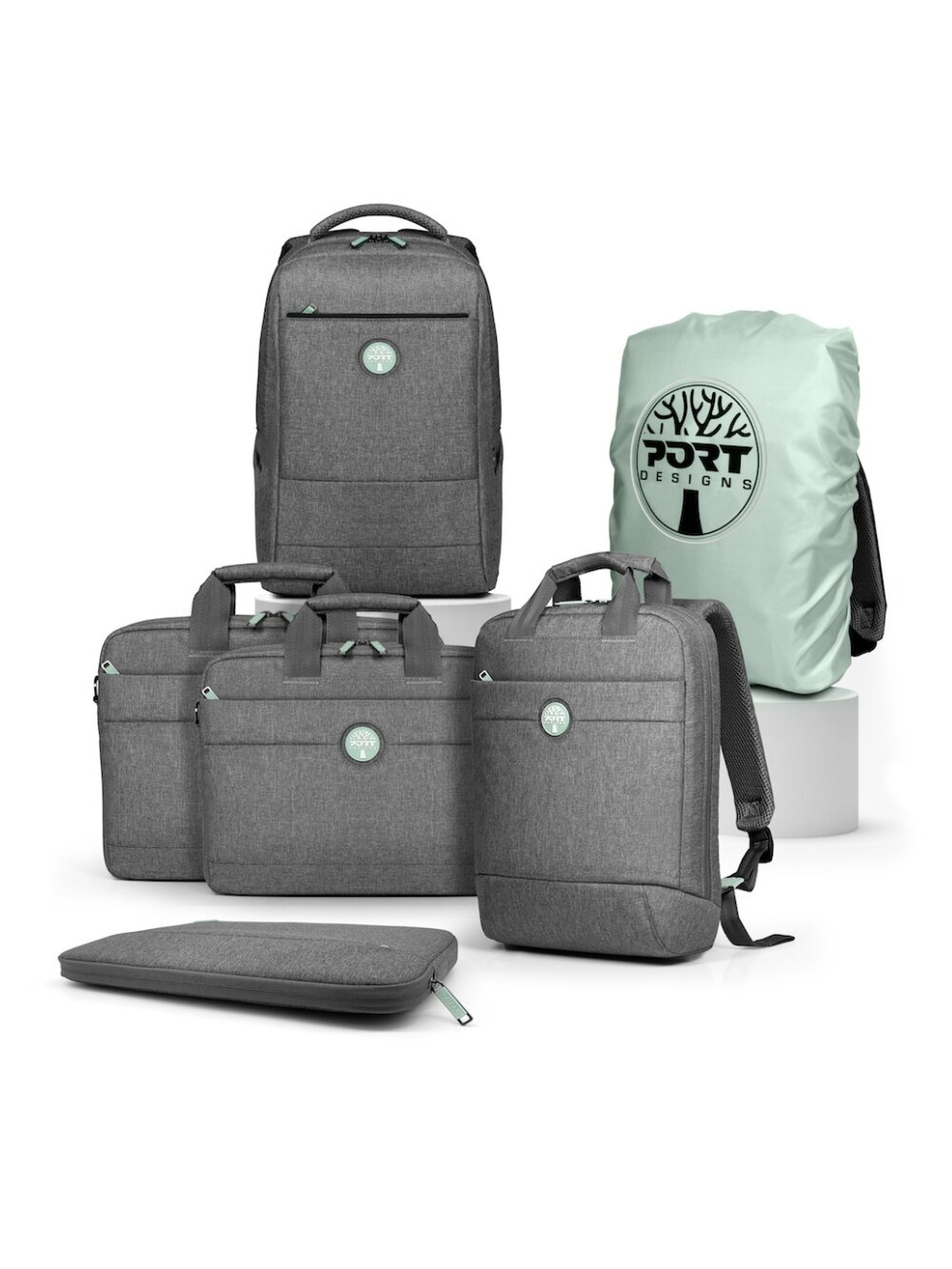 PORT DESIGNS | YOSEMITE Eco | Laptop Backpack | Backpack | Grey | Shoulder strap 8 PORT DESIGNS | YOSEMITE Eco | Laptop Backpack | Backpack | Grey | Shoulder strap 8