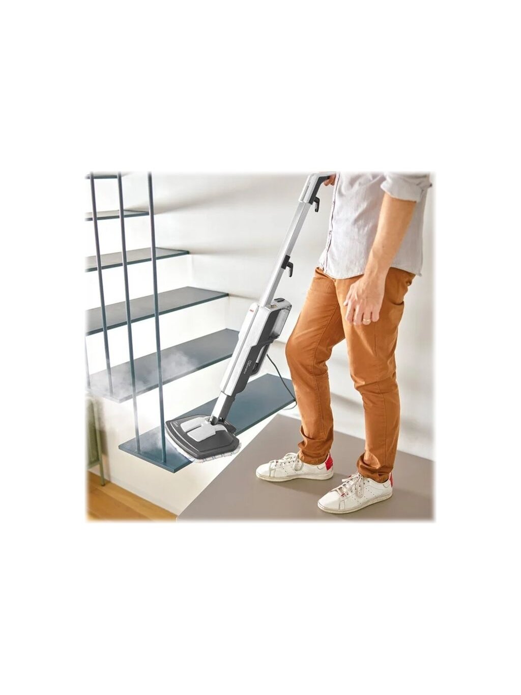 Polti | Steam mop with integrated portable cleaner | PTEU0304 Vaporetto SV610 Style 2-in-1 | Power 1500 W | Steam pressure Not Applicable bar | Water tank capacity 0.5 L | Grey/White 3 Polti | Steam mop with integrated portable cleaner | PTEU0304 Vaporetto SV610 Style 2-in-1 | Power 1500 W | Steam pressure Not Applicable bar | Water tank capacity 0.5 L | Grey/White 3