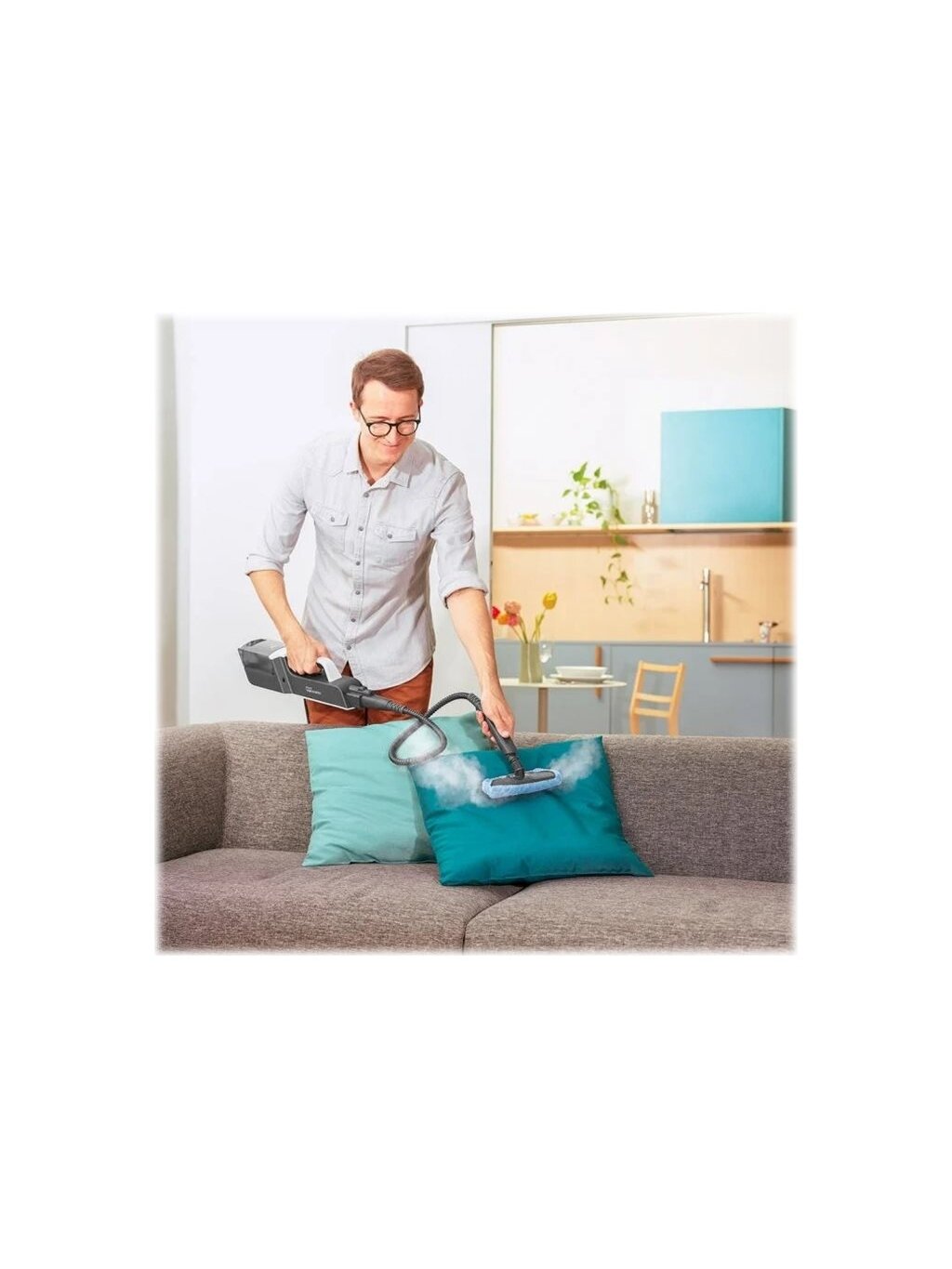 Polti | Steam mop with integrated portable cleaner | PTEU0304 Vaporetto SV610 Style 2-in-1 | Power 1500 W | Steam pressure Not Applicable bar | Water tank capacity 0.5 L | Grey/White 5 Polti | Steam mop with integrated portable cleaner | PTEU0304 Vaporetto SV610 Style 2-in-1 | Power 1500 W | Steam pressure Not Applicable bar | Water tank capacity 0.5 L | Grey/White 5