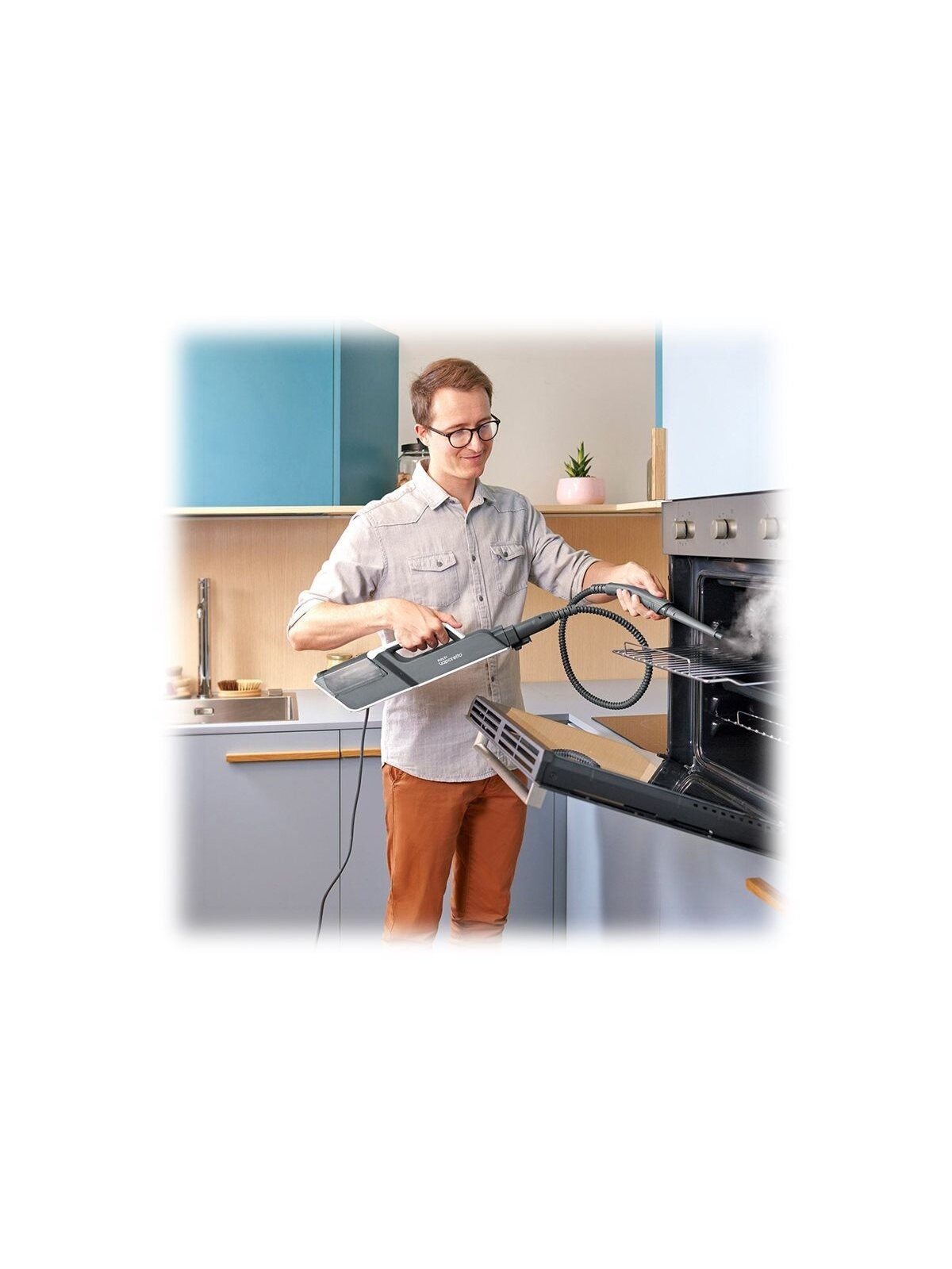 Polti | Steam mop with integrated portable cleaner | PTEU0307 Vaporetto SV660 Style 2-in-1 | Power 1500 W | Steam pressure Not Applicable bar | Water tank capacity 0.5 L | Grey/White 2