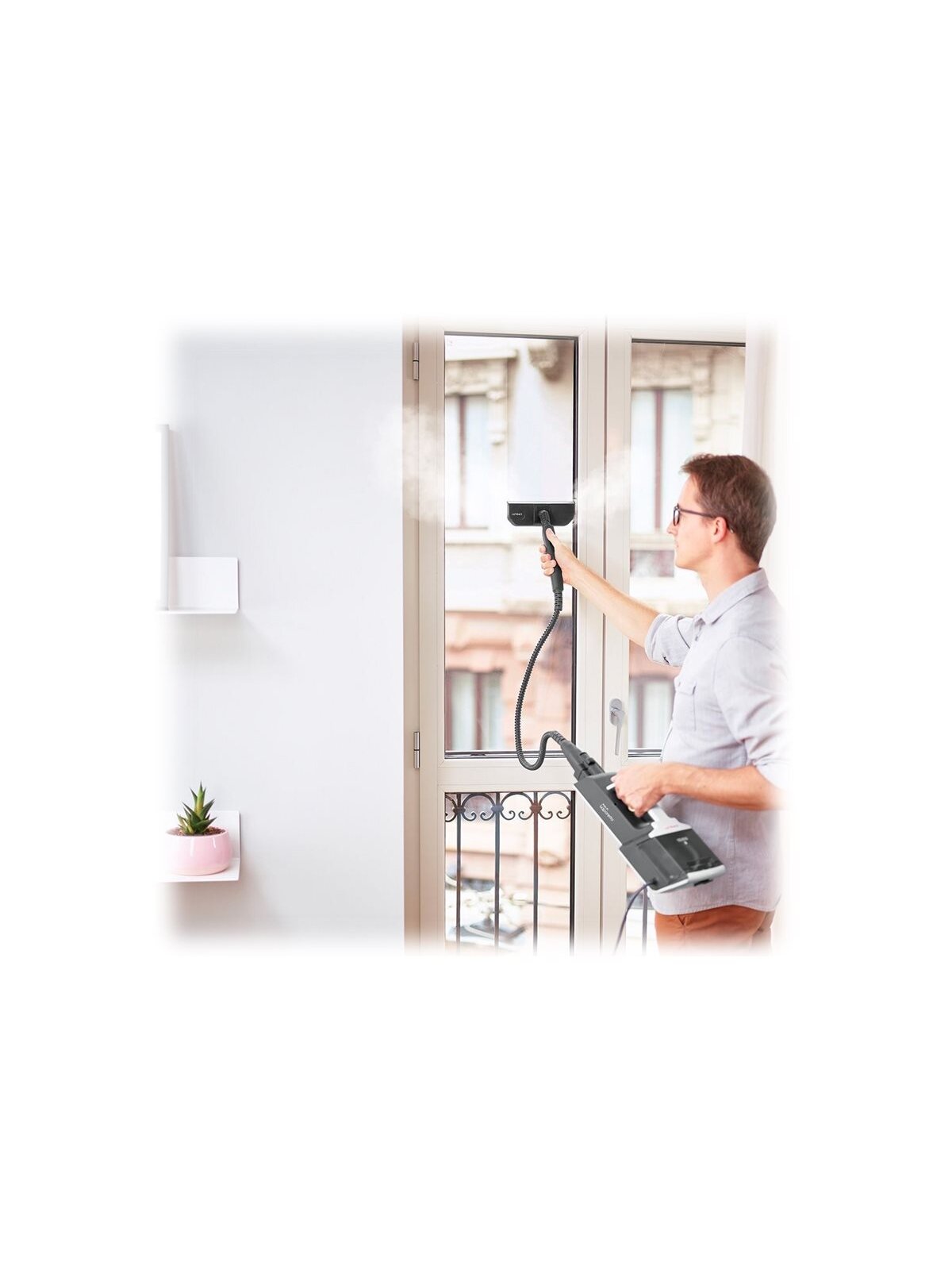 Polti | Steam mop with integrated portable cleaner | PTEU0307 Vaporetto SV660 Style 2-in-1 | Power 1500 W | Steam pressure Not Applicable bar | Water tank capacity 0.5 L | Grey/White 3