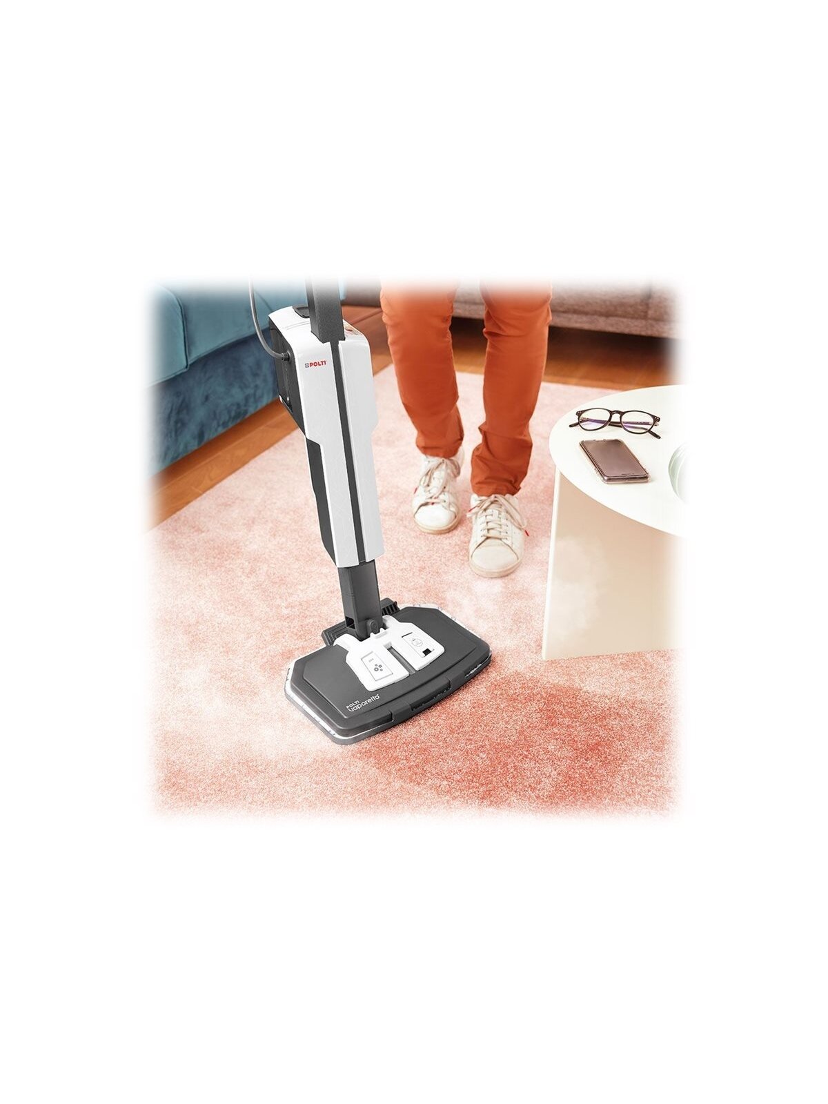 Polti | Steam mop with integrated portable cleaner | PTEU0307 Vaporetto SV660 Style 2-in-1 | Power 1500 W | Steam pressure Not Applicable bar | Water tank capacity 0.5 L | Grey/White 8