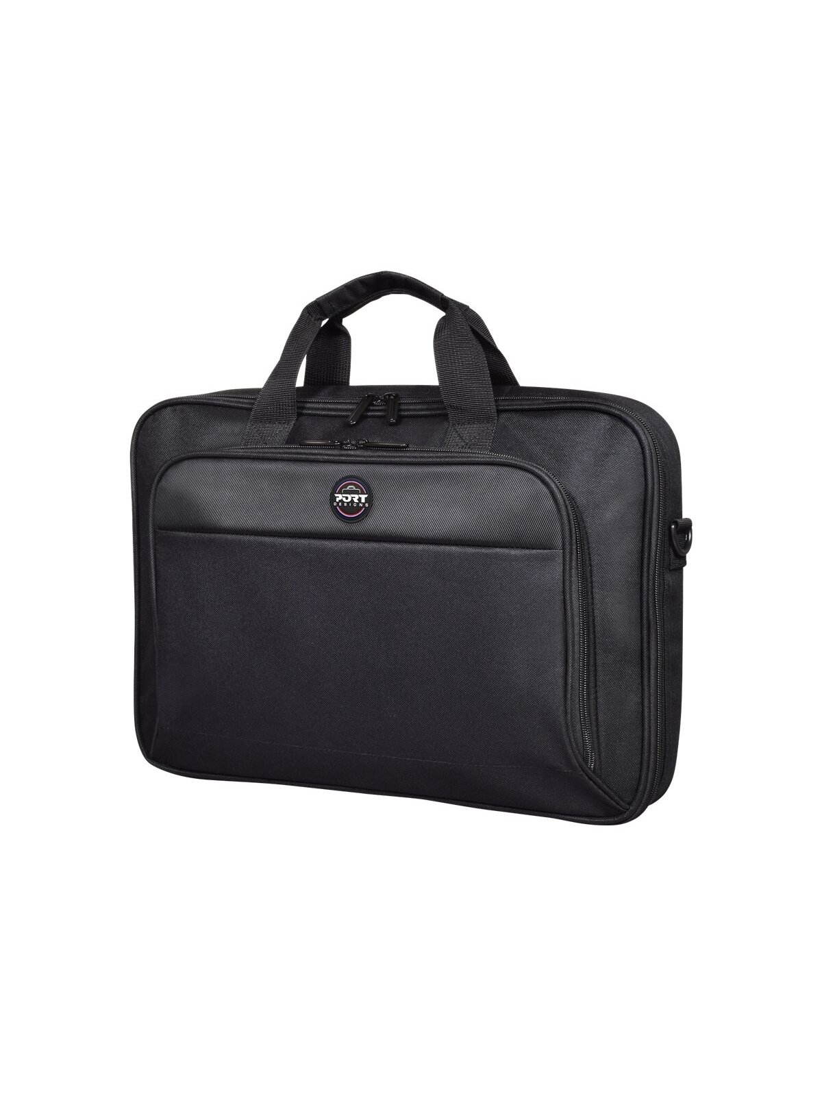 PORT DESIGNS | 105064 | HANOI II CLAMSHELL | Fits up to size 15.6 " | Messenger - Briefcase | Black | Shoulder strap 1