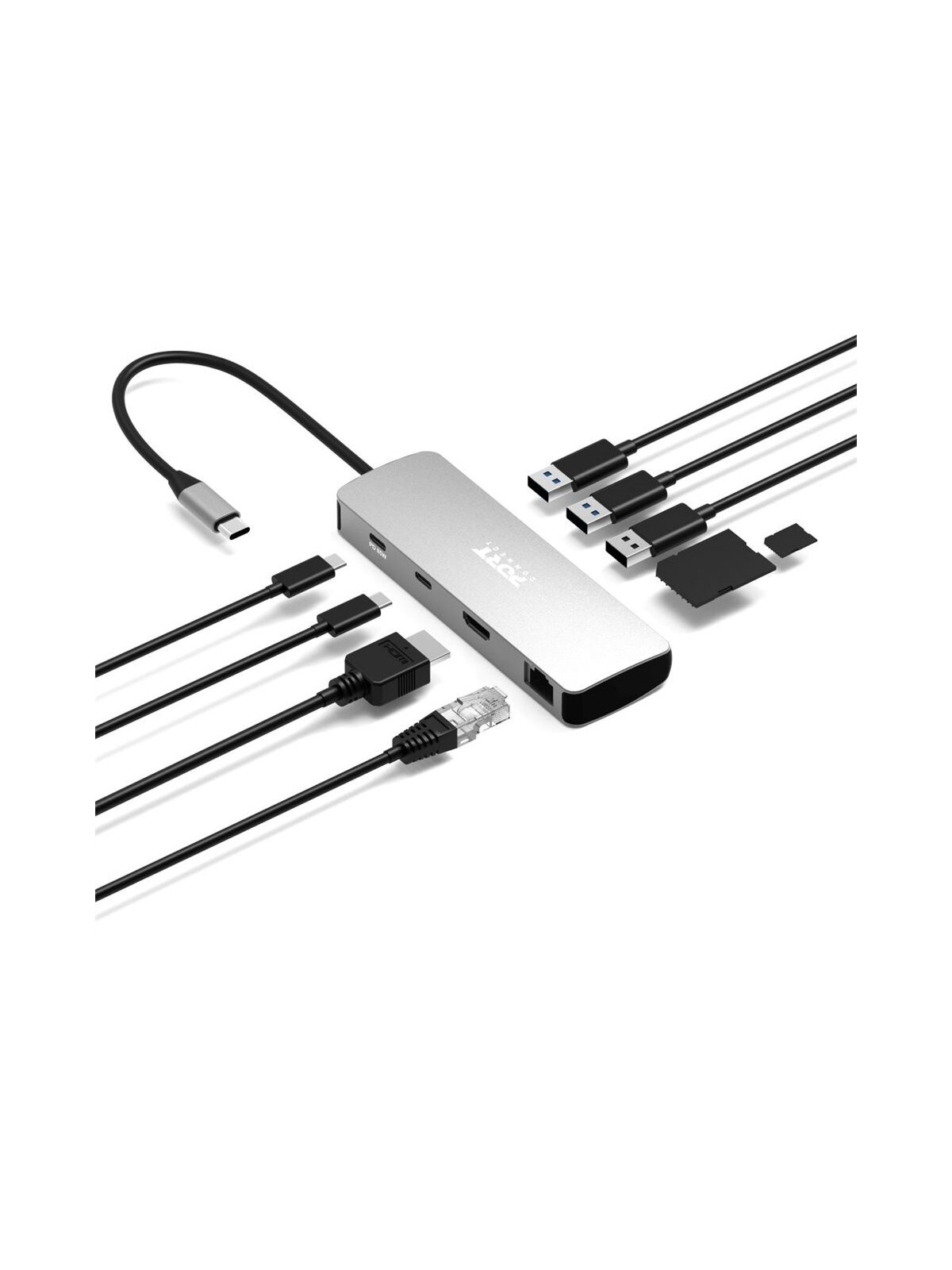 PORT DESIGNS Docking Type C 9 In 1 - 1 X 4K HDMI - Pd 85W - Retail Btoc Only | PORT CONNECT 8