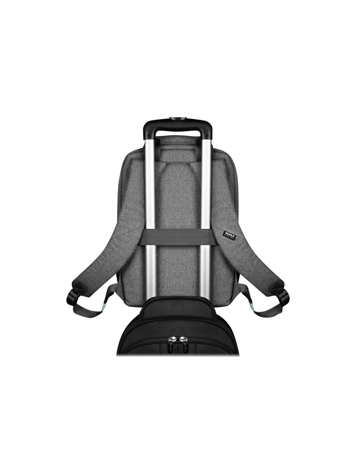 PORT DESIGNS | YOSEMITE Eco | Laptop Backpack | Backpack | Grey | Shoulder strap 4 PORT DESIGNS | YOSEMITE Eco | Laptop Backpack | Backpack | Grey | Shoulder strap 4